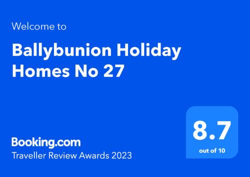 Ballybunion Holiday Homes No 27