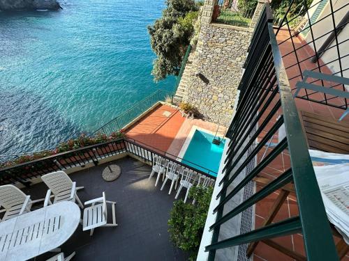  Pieve Ligure a picco sul mare con piscina Villa Regina in Pieve Ligure