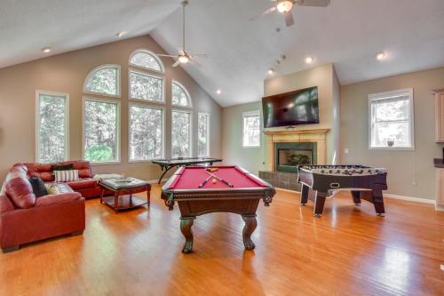 Central Villa with Game Room and Deck - Near Lakes!