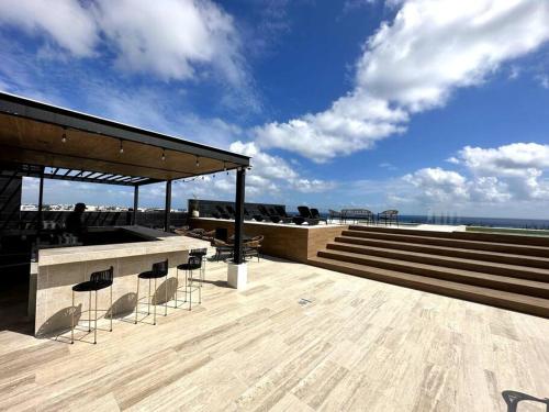 2BR Modern Condo with Rooftop Pool - Prime Location by Solmar Rentals in Playa del Carmen, Mexico