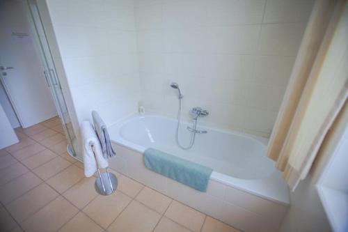 浴室, Privatzimmervermietung Margit in 伊布斯河畔魏德霍芬