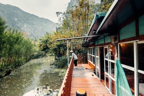 Balkon/terasa, Chez Beo Homestay in Okraj Hoa Lu 