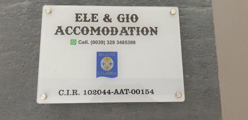  ele&gio accomodation in Tropea