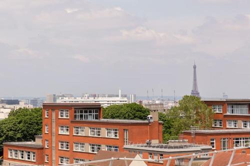 Amazing apartment 5P with A/C- Eiffel Tower's view - Location saisonnière - Châtillon