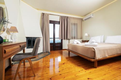 침대, Dohos Hotel in 카리차 (에브리메니)