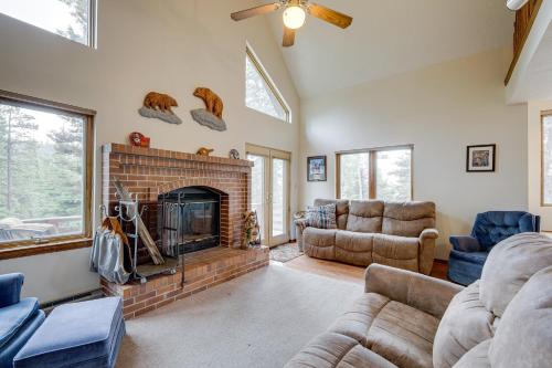 Cozy Beaver Retreat with Fireplace and Deck!