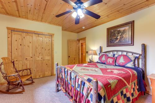 Ellijay Hideaway with Hot Tub, Views and Game Room!