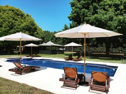 Peldbaseins, The Lancefield Lodge in Lancefield