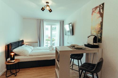 Apartment modern und gemütlich ggü. Uni-Passau, TG-Stellplatz, Balkon in Passau, Deutschland