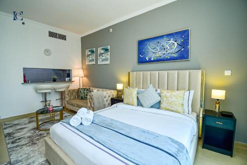 Luxury Escapes - New Lake View Studio in JLT - near Metro, Dubaj (fotografie 9)
