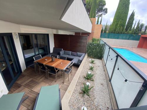 Nice, splendide appartement 4p résidentiel, terrasse vue piscine , Garage, Nice (photo 9)