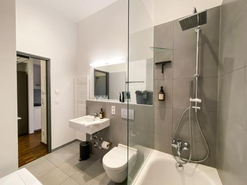 Modernes Loft-Apartment inkl Tiefgarage im Zentrum Leipzigs, Lipsko (fotografie 9)