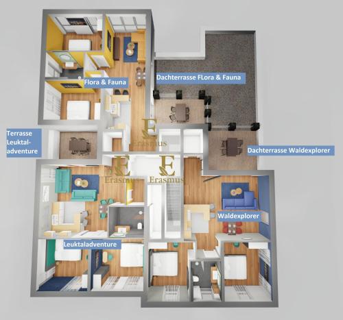 2 bedrooms, 2 beds