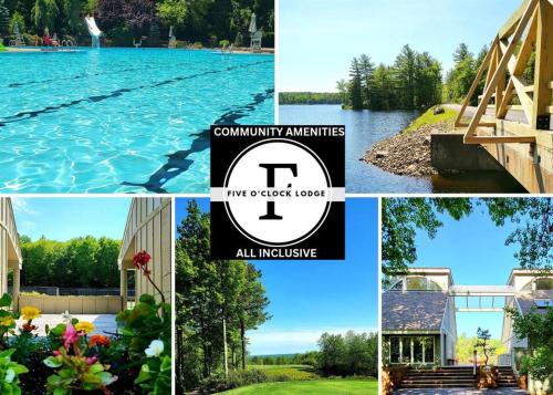 B&B Pocono Pines - Five O'clock Lodge, Walk to Pool & Lake - Bed and Breakfast Pocono Pines