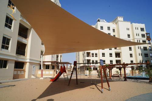 Exterior view, 1BR Azure - Stylish Stay in Baniyas East in Al Mafraq