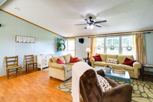 Lush Ennice Vacation Rental with Fire Pit! in Glade Valley, USA