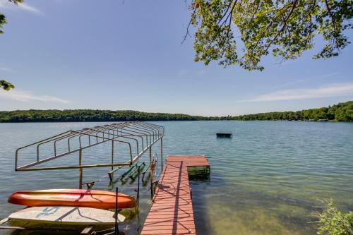 Cozy Frazee Lake Home with Hot Tub and Fire Pit!