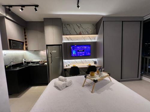Apartamento novo e luxuoso ao lado do Allianz, Сан-Паулу