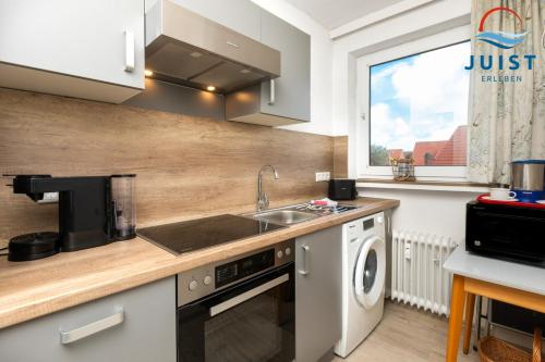 Konyha, Haus Hamburg 181 Wohnung 1 in Juist
