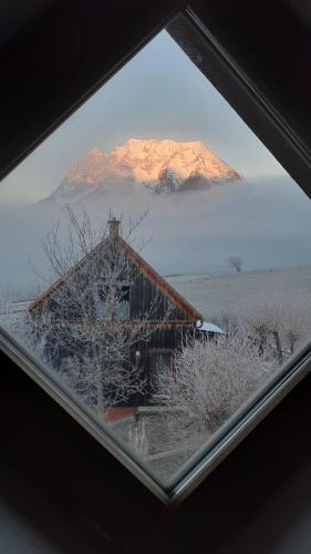 Ferienhaus mit Blick auf den Grimming