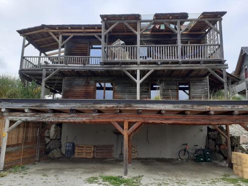 Ferienhaus mit Blick auf den Grimming