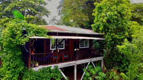 balkong/terrass, True Nature Jungle House in Bastimentos