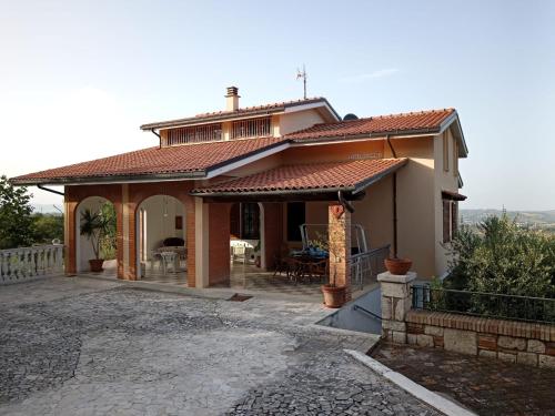 外部景觀, Villino Sabina in 奇維泰拉德爾特龍托