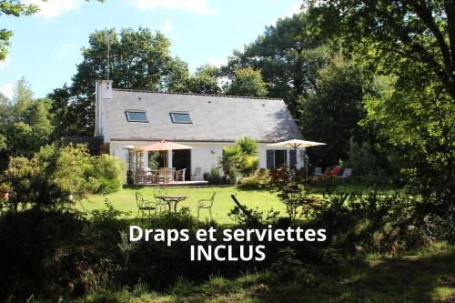 Quéhan - Près Trinité sur Mer, Jardin 5000m2, WiFi - C32 - Location saisonnière - Saint-Philibert