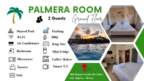 Room Palmera, Rooftop-Pool