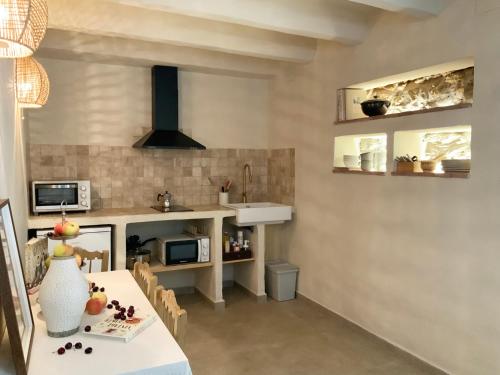 廚房, El Reposo de la Grulla in 普耶爾托佩拉萊斯