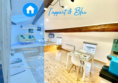 L'appart & bleu studio - Apartment - LʼArbresle