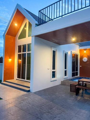 Exterior view, Child shill pool villa huahin  near Lub Lae Cave