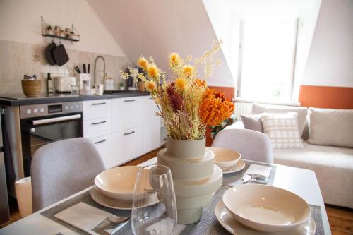 Moderne Ferienwohnung mit Festungsblick im Zentrum