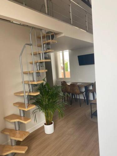 Duplex type Loft centre ville * clim * WIFI * Haut de gamme *