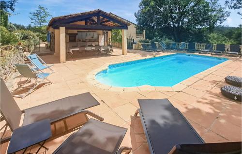 Nice Home In Montauroux With Outdoor Swimming Pool, Swimming Pool And 6 Bedrooms