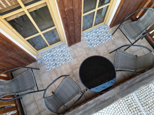 شرفة/ تراس, Ferienwohnung Auersbergsreut in Haidmuhle