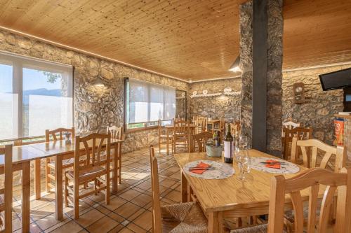 Restaurant, Camping Susen in Saldes