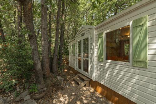 balkon/terras, Camping Susen in Saldes
