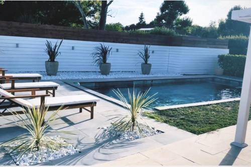 Maison avec piscine chauffée - Location, gîte - Sadirac