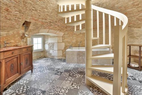 حمام, Hôtel & Spa Chateau de La Cote in Brantome