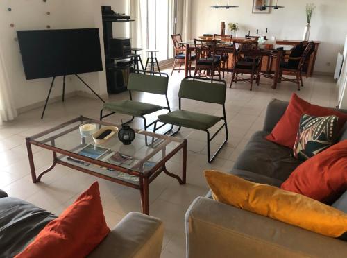 Shared lounge/TV area, 95M2 Residence Nouveau Golf in Vallon du Mal Temps