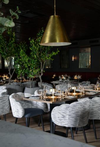 مطعم, Highland Lodge Fjellandsby in جيلو