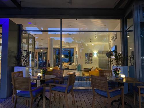 Balkon/Terrasse, Hotel Stadthafen Stade in Stade