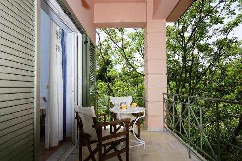 Balkons/terase, Eleonas hotel in Rovies