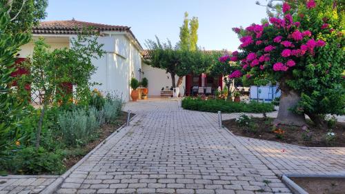 Mediterranean house with beautiful garden