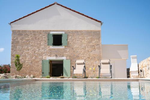 BRAND NEW Stone house MARCELA, 3 double bedrooms, pool