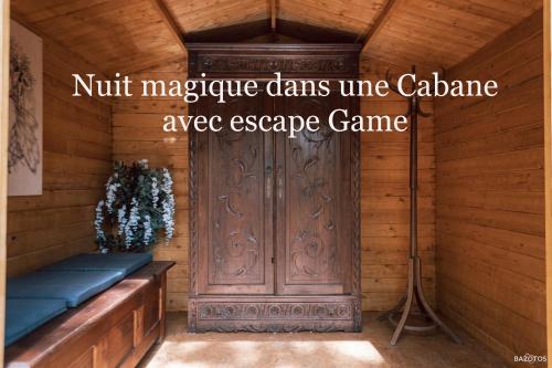 Cabane insolite avec escape game