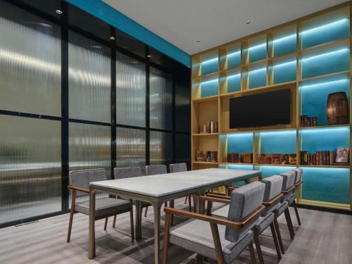 غرفة الاجتماعات/الاحتفالات, Hilton Garden Inn Tianjin Huayuan in محطة سكة حديد تيانجين الجنوبية