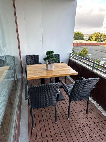 Balkon/Terrasse, Wiking Yachthafen - Schleiblick in Schleswig