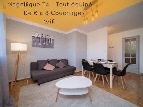 Appartement tout équipé traversant 6 à 8 couchages - Location saisonnière - Marseille